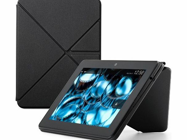 Amazon Kindle Fire HDX 7`` Standing Polyurethane Origami Case, Mineral Black [will only fit Kindle Fire HDX 7`` (3rd Generation)]